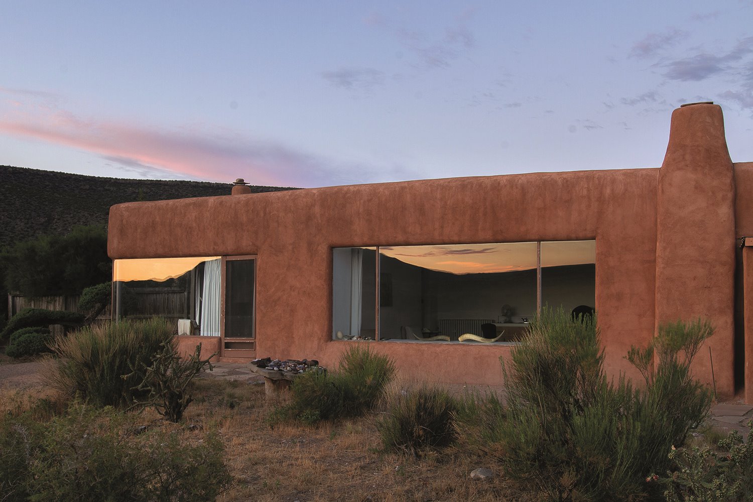 casa georgia okeeffe fachada
