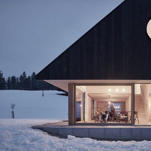 Casas montaña nieve 9 exterior