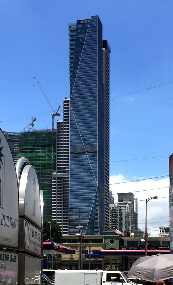 Trump Tower Manila viewing from Pacific Star Building