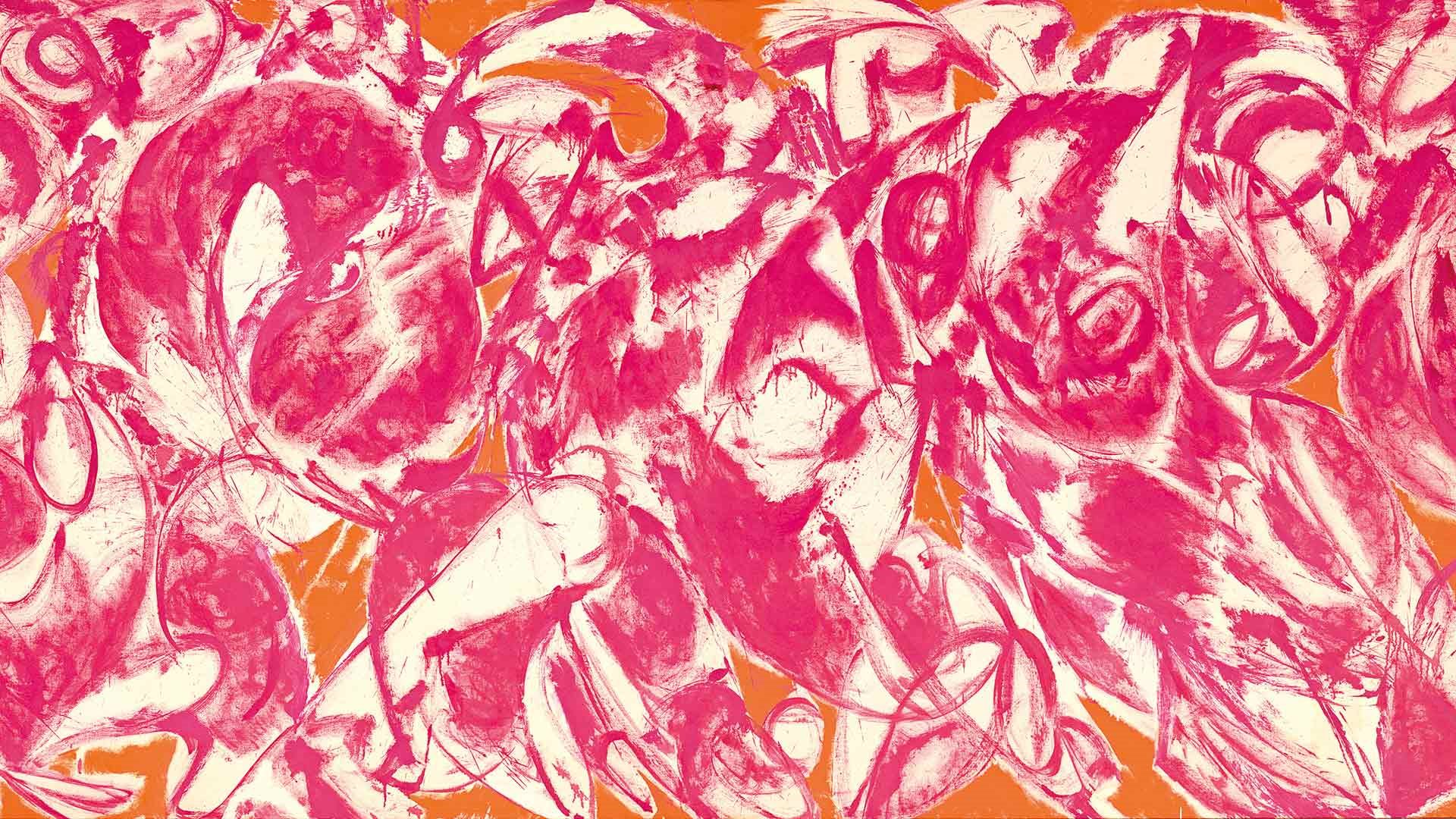 Lee Krasner Guggenheim Bilbao pintura rosa 2