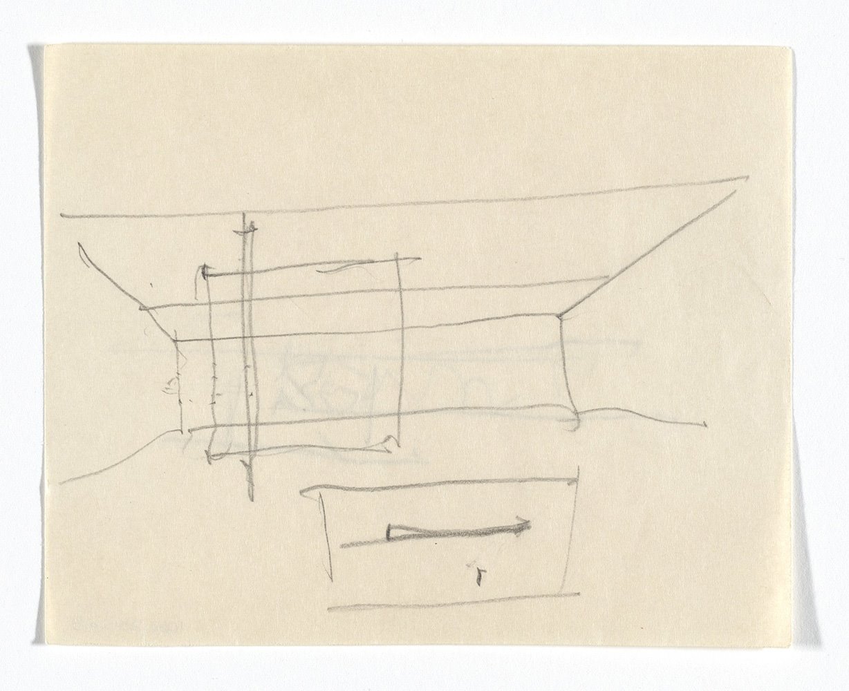 pabellón barcelona mies van der rohe dibujo