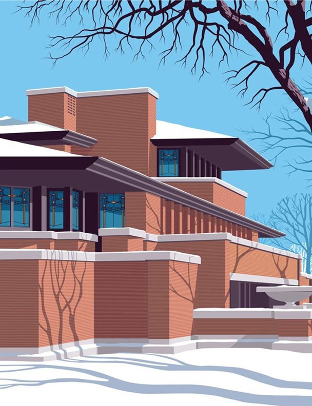 ‘Frank Lloyd Wright: timeless’ es una exposición de arte emergente (y virtual)