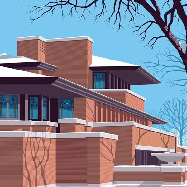 ‘Frank Lloyd Wright: timeless’ es una exposición de arte emergente (y virtual)