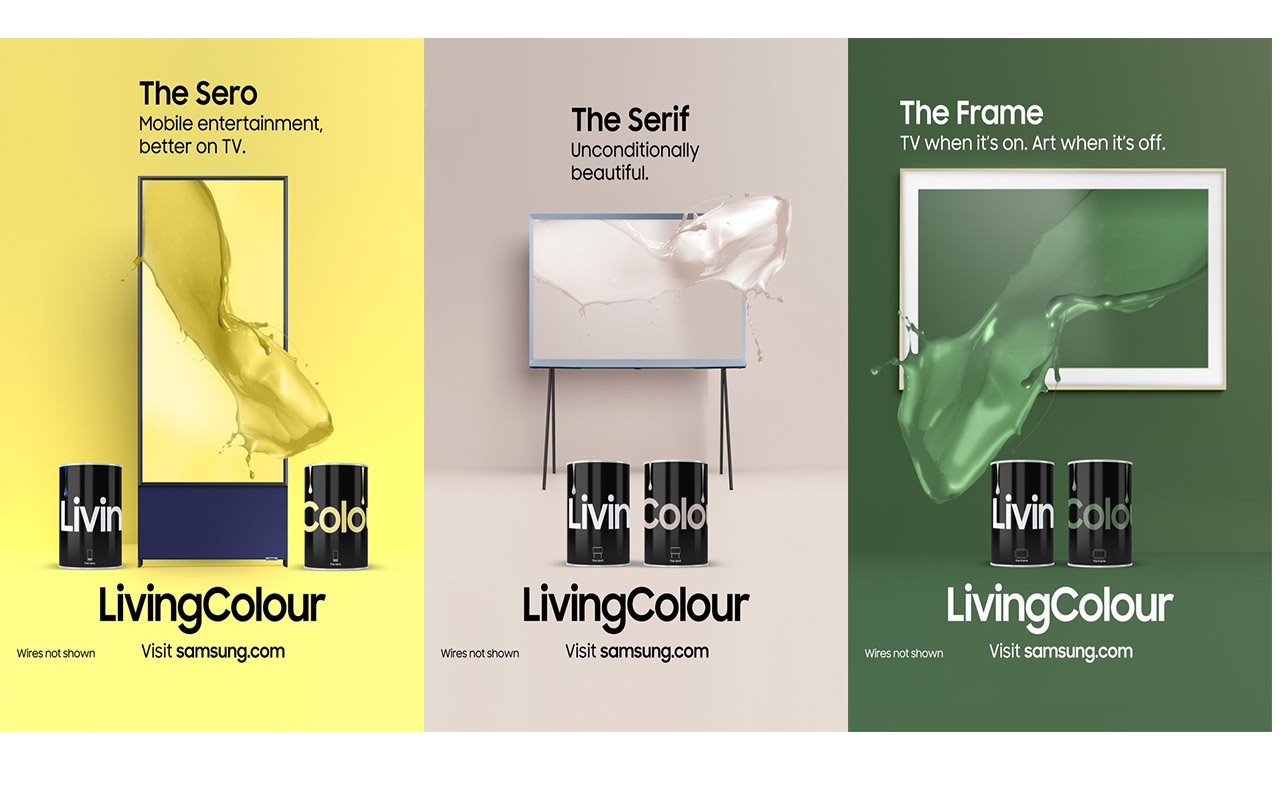Las búsquedas sobre el color de pared que mejor queda tras un televisor se han disparado, así que Samsung ha visto el momento para lanzar su colección de pintura para el hogar.