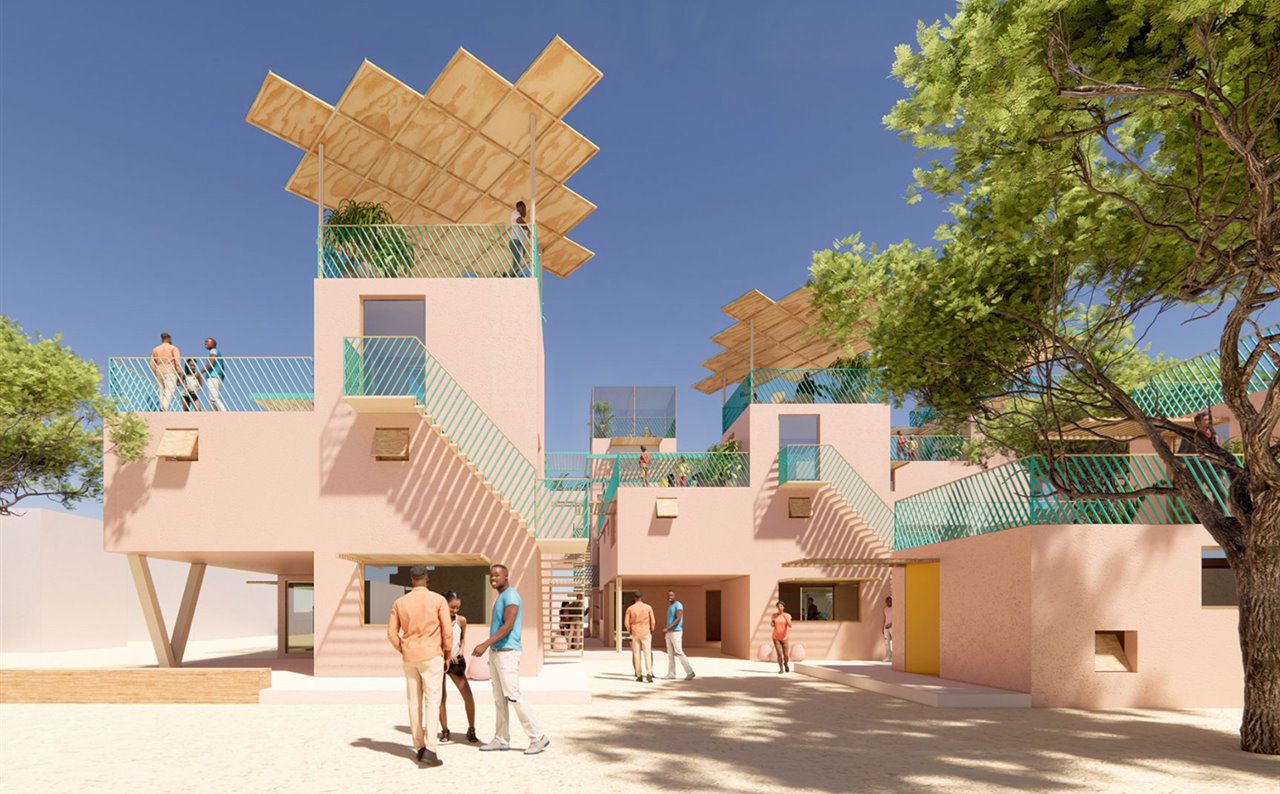 El sistema modular en el que trabajan Julien de Smedt y Othalo permitirá crear diferentes tipologías de viviendas a partir de los mismos elementos constructivos.