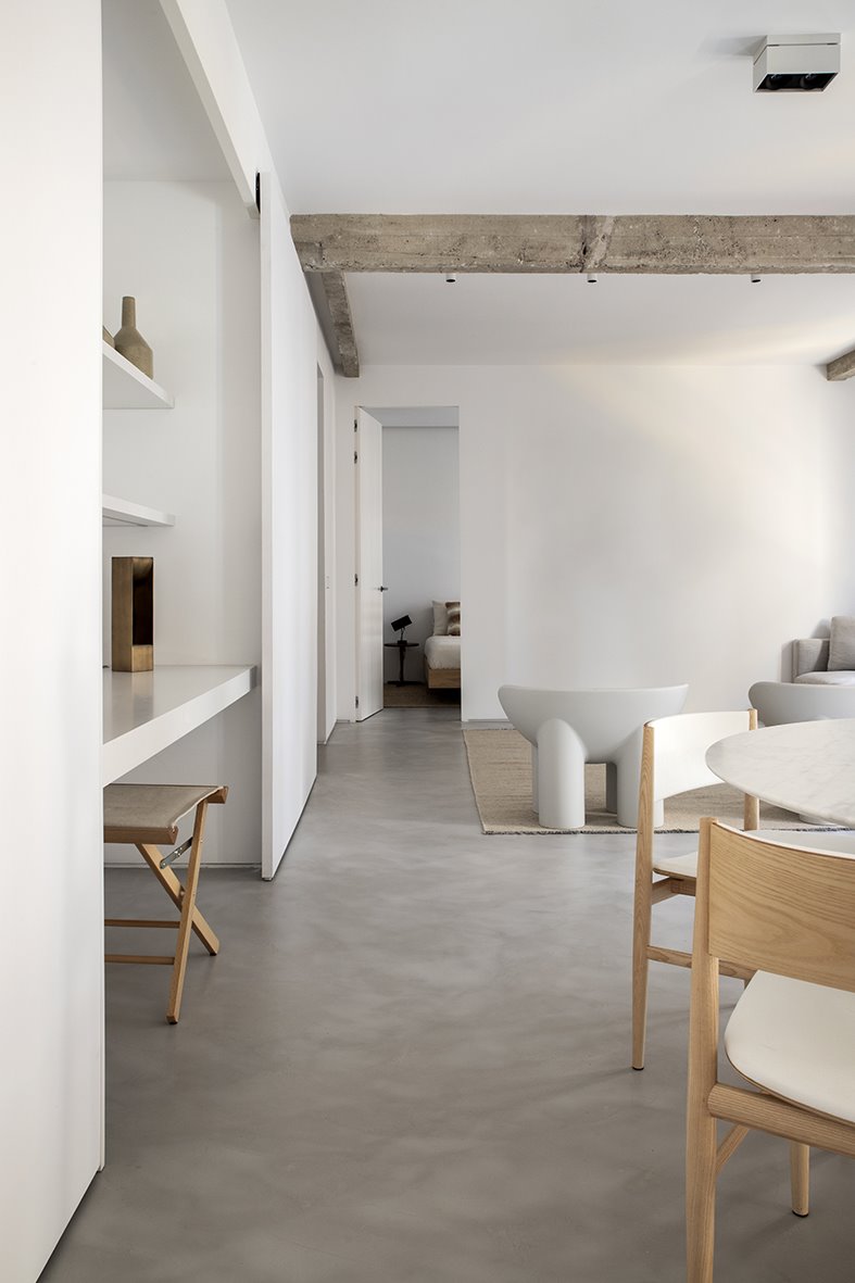 Piso Donosti Blanco Beige salon vista general