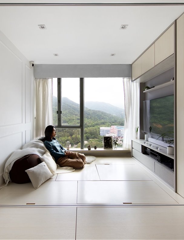 Feng shui y tecnología se unen en esta casa para disfrutar en familia del fin de semana