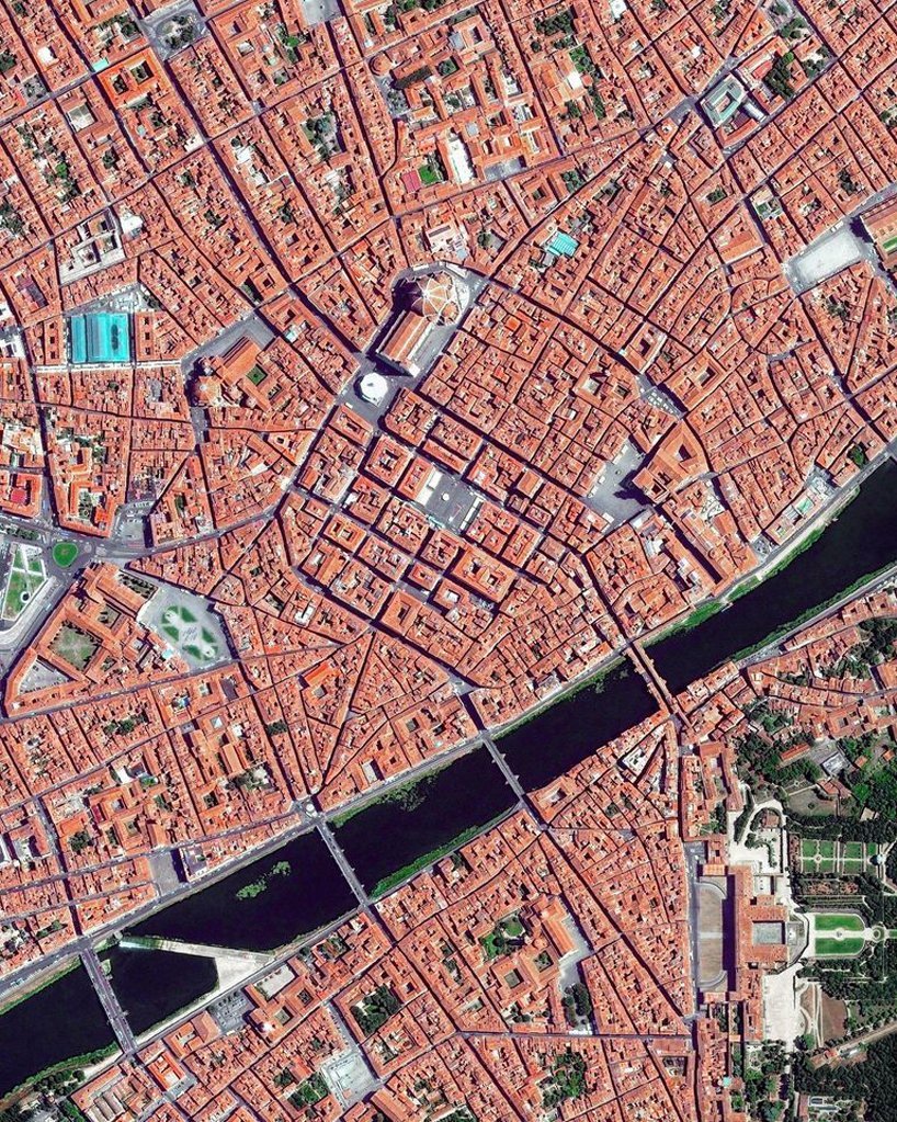 unesco-lugares vistos desde arriba-dron-florencia-italia