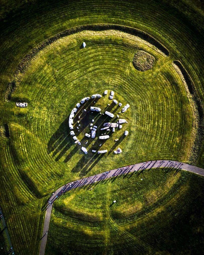 unesco-lugares vistos desde arriba-dron-stonehenge