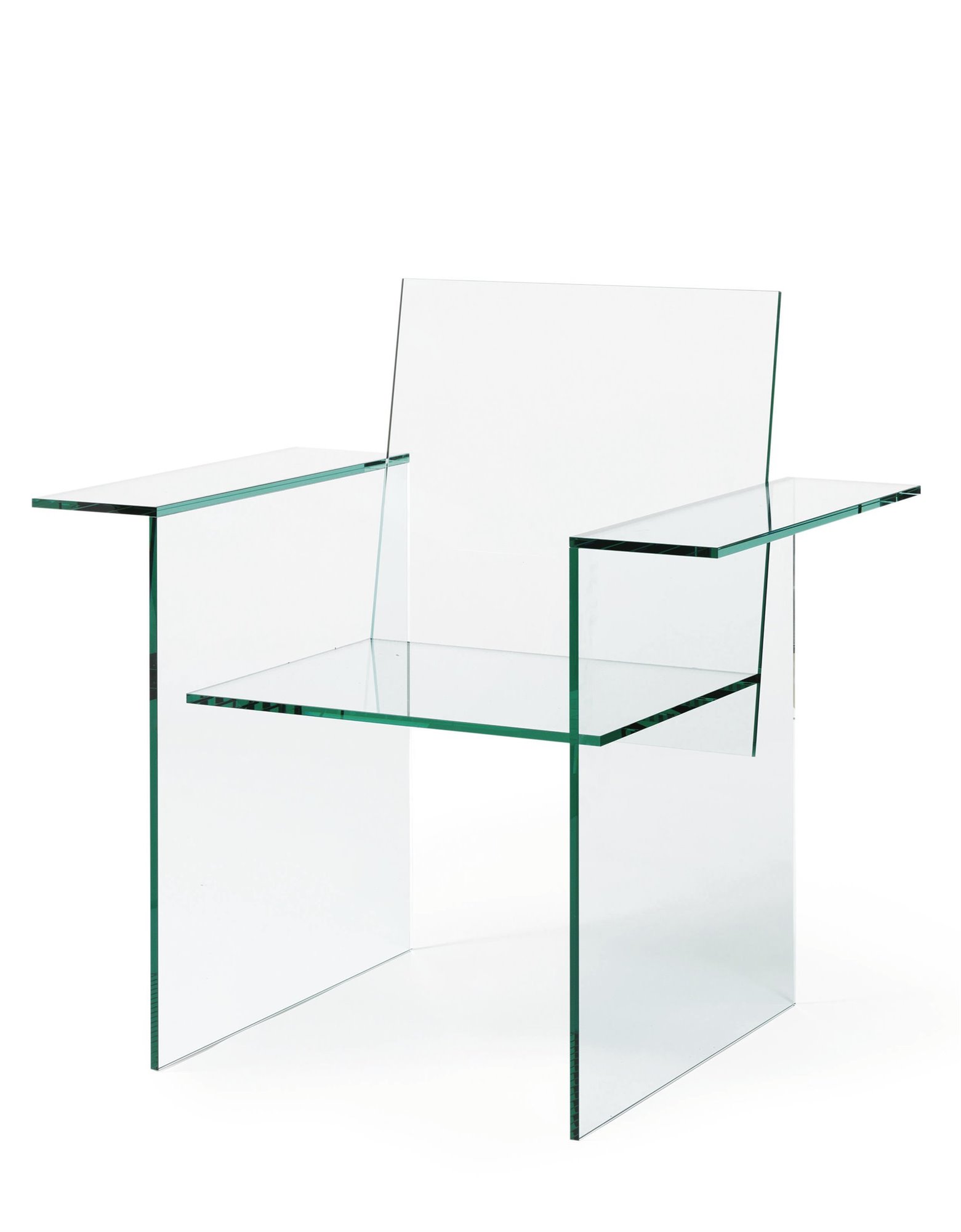 Silla de cristal de Shiro Kiramata. Silla de cristal diseñada por Shiro Kiramata en 1976