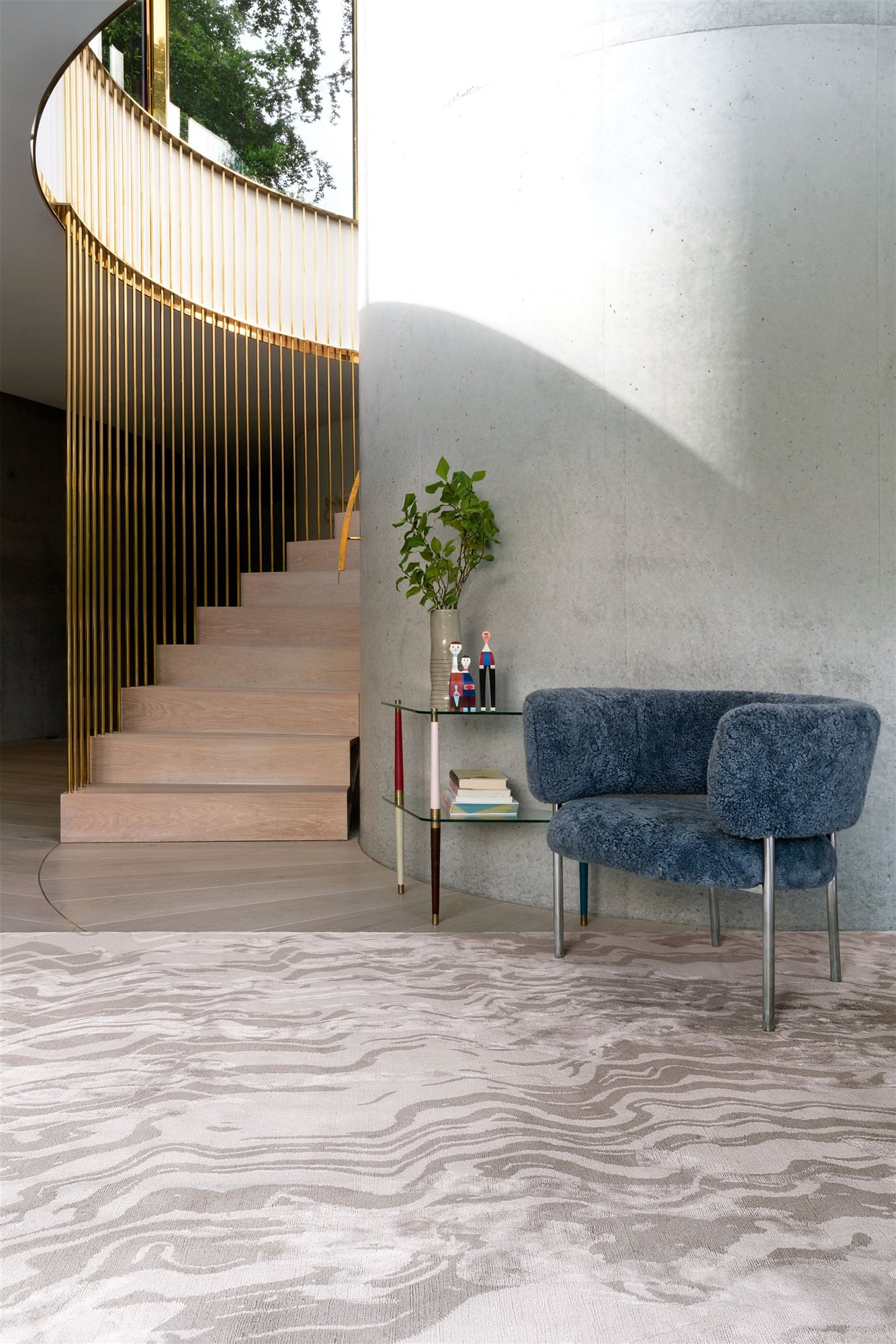 The Rug Company Contours of Reflection-alfombra BREEZE SAND