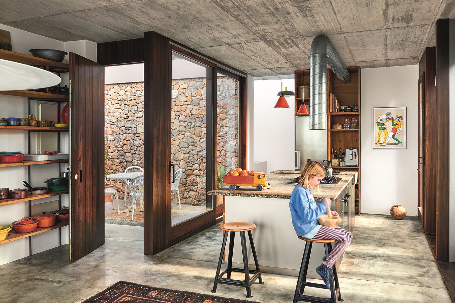 casa ampurdán jaco woltjer vista cocina