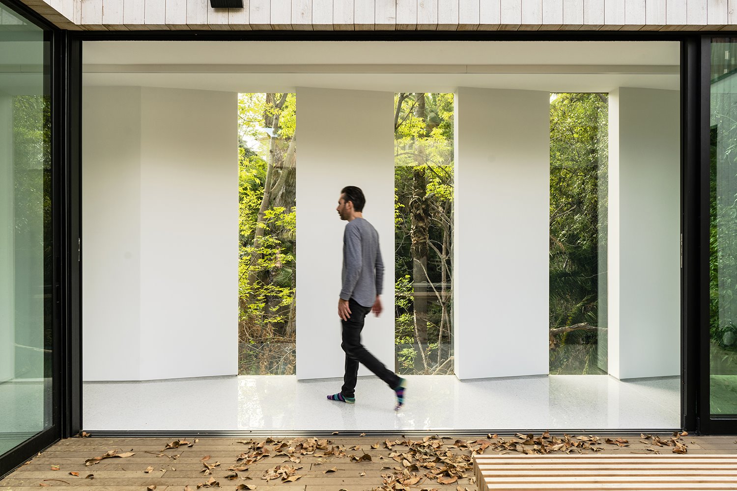 casa bridge house dan brunn pasillo foto gavin cater