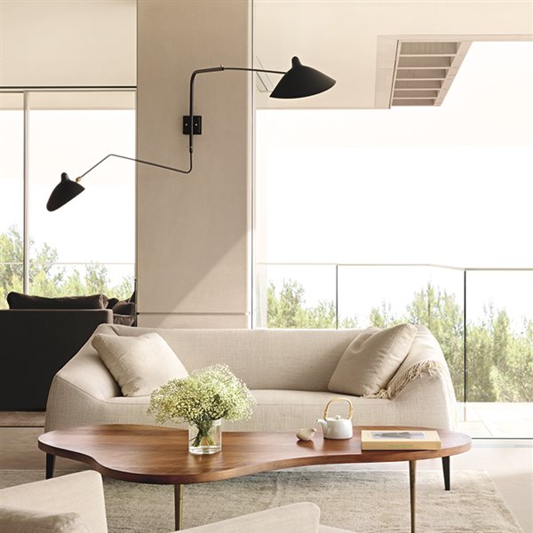 casa mj studio daminato salón sofá lámpara