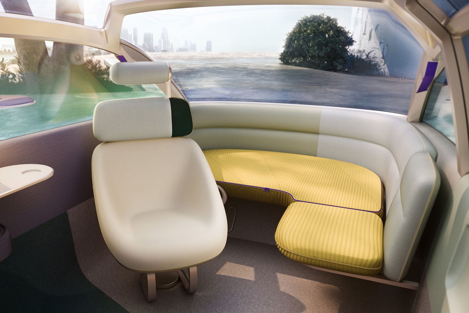 coche conceptual mini vision urbanaut ambiente chillout