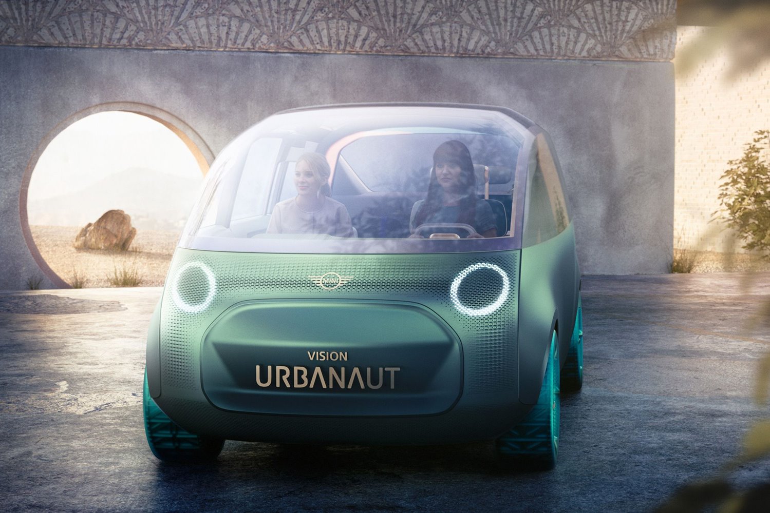 coche conceptual mini vision urbanaut vista frontal