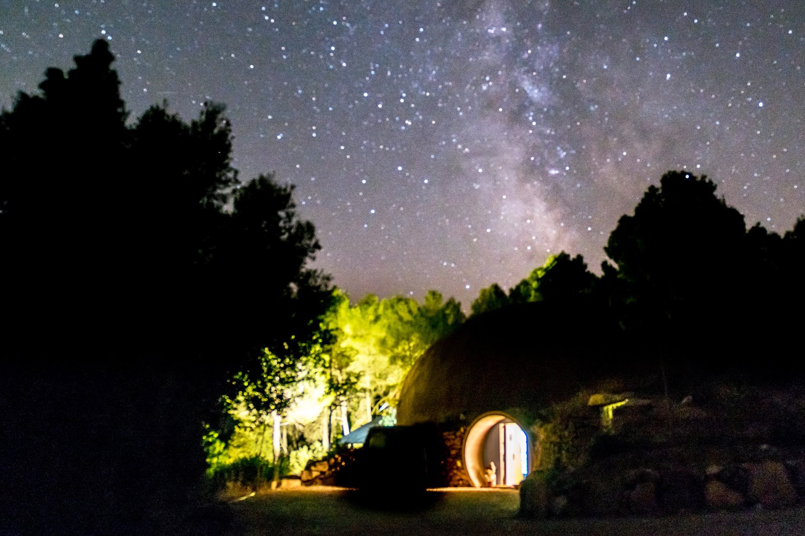 casa alquiler matarraña el caracol noche