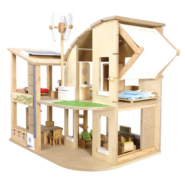 Casa de madera ecologica para que jueguen los niños regalos de navidad