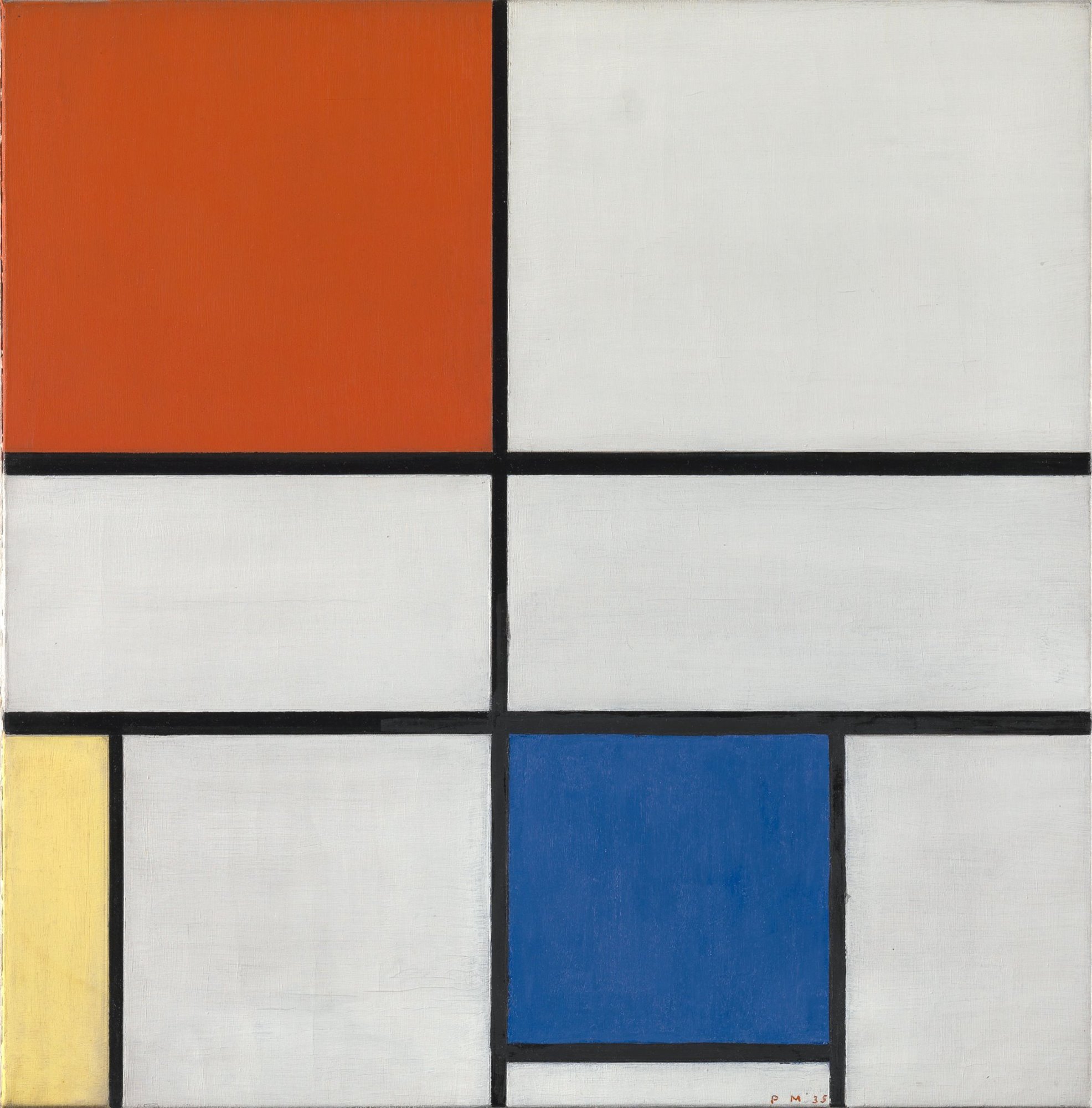Cuadro de Piet Mondrian