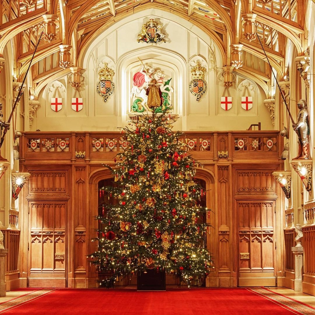 Arbol de Navidad de la capilla del Palacio de Buckminster