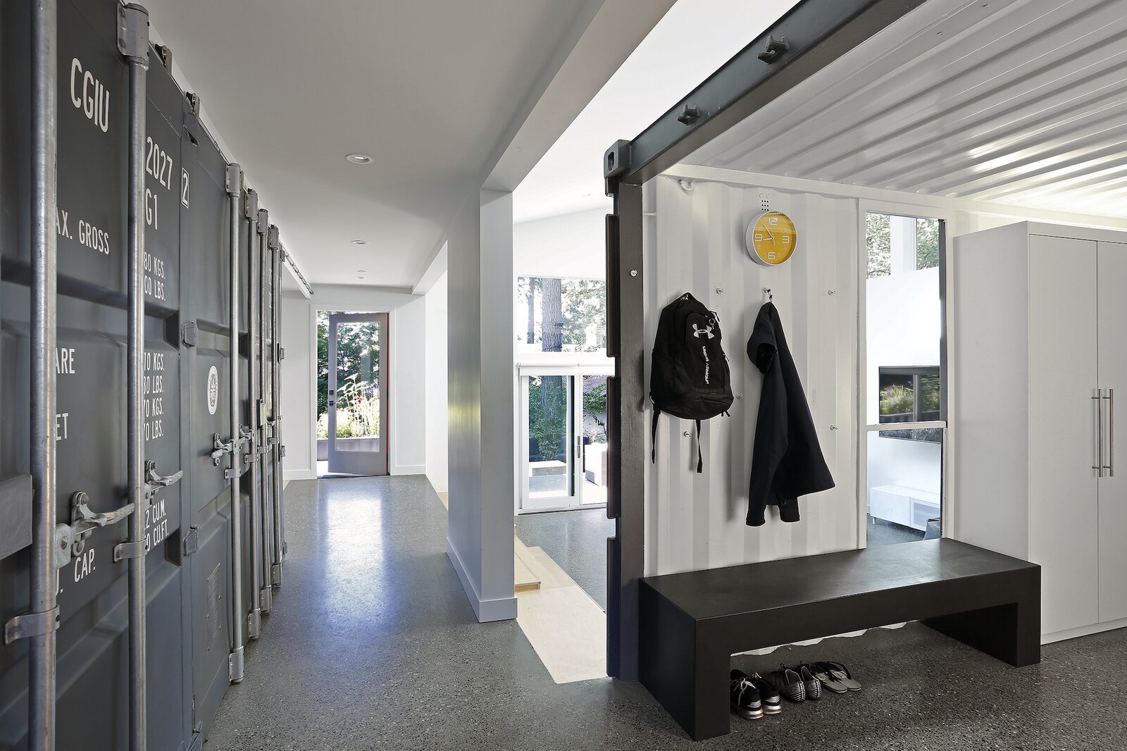 casa contenedores recibidor