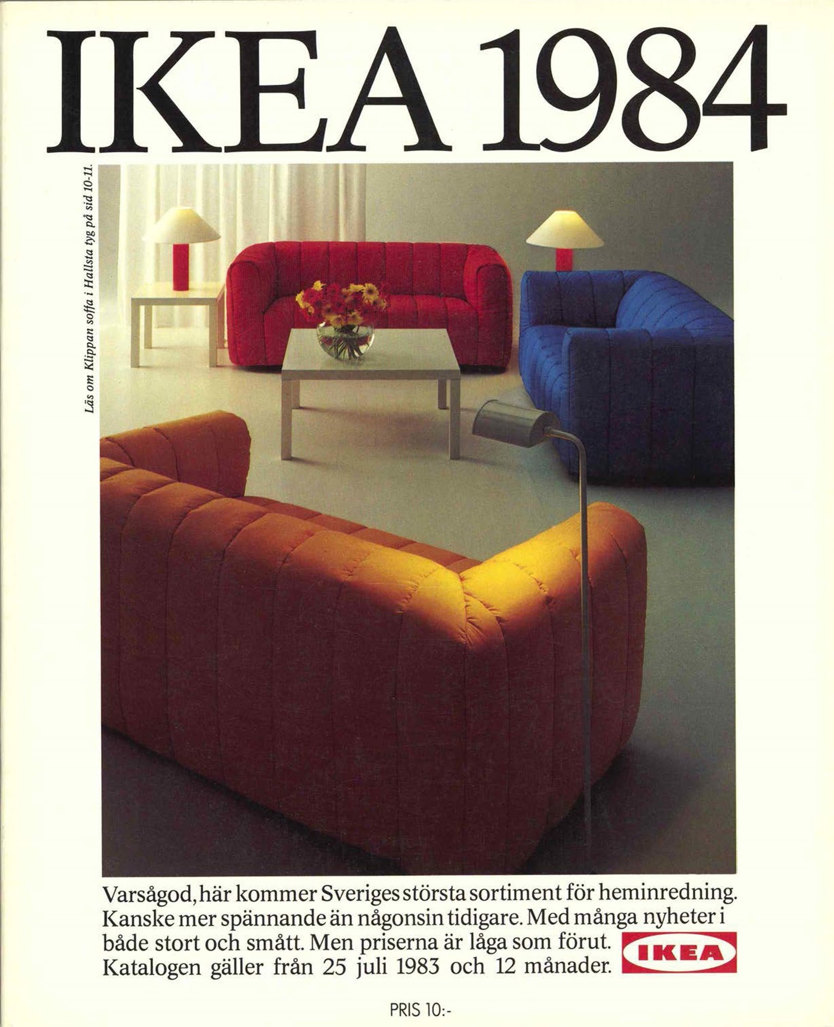 Portada catalogo de Ikea 1984