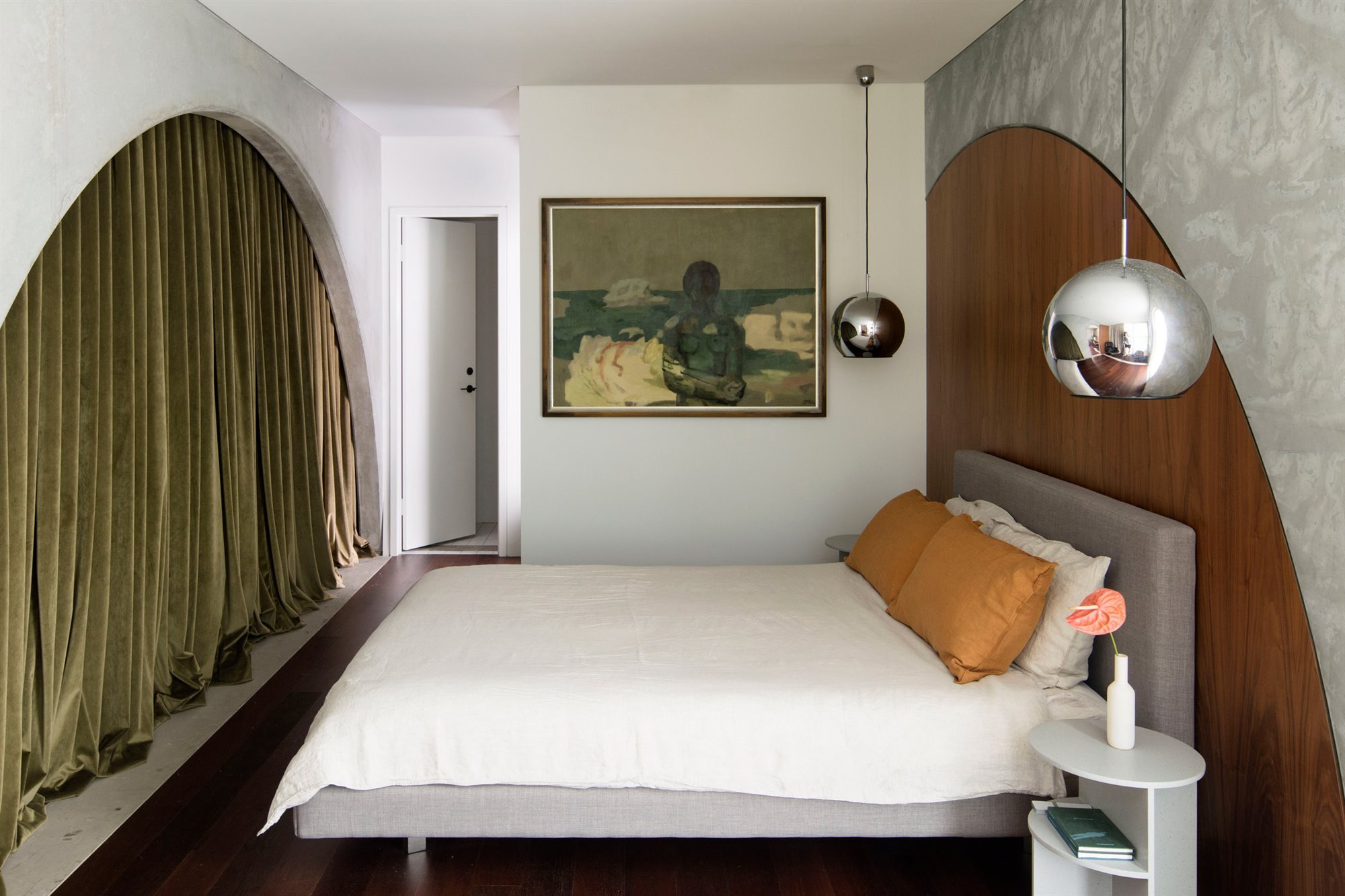 casa de hormigón dormitorio