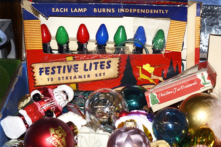 Luces de Navidad vintage. 1965