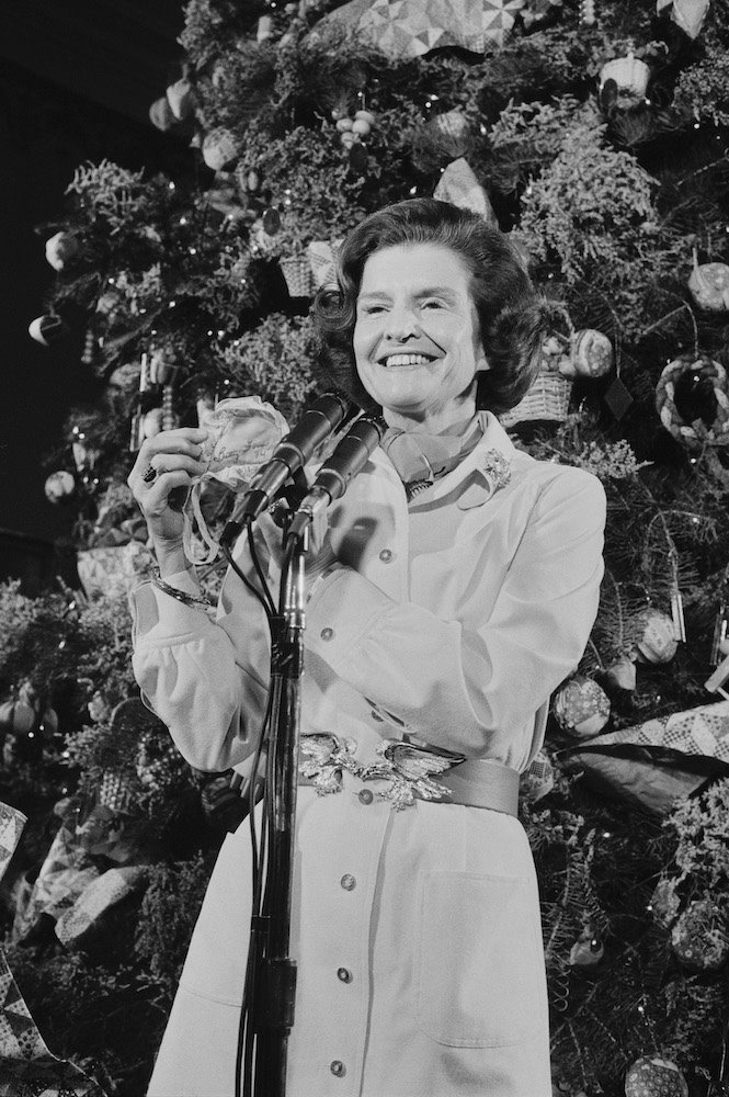 Bety Ford en Navidad 1974. 1974