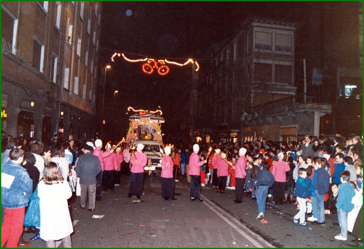 Cabalgata de Reyes de los años ochenta