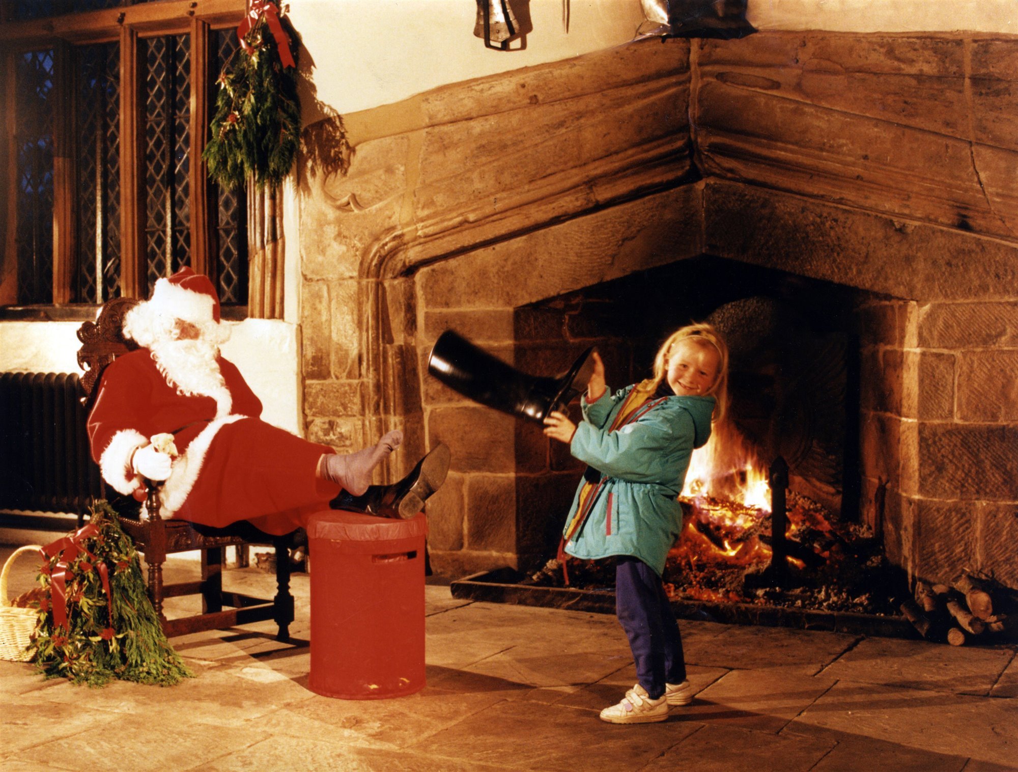 Papa noel Navidad años noventa