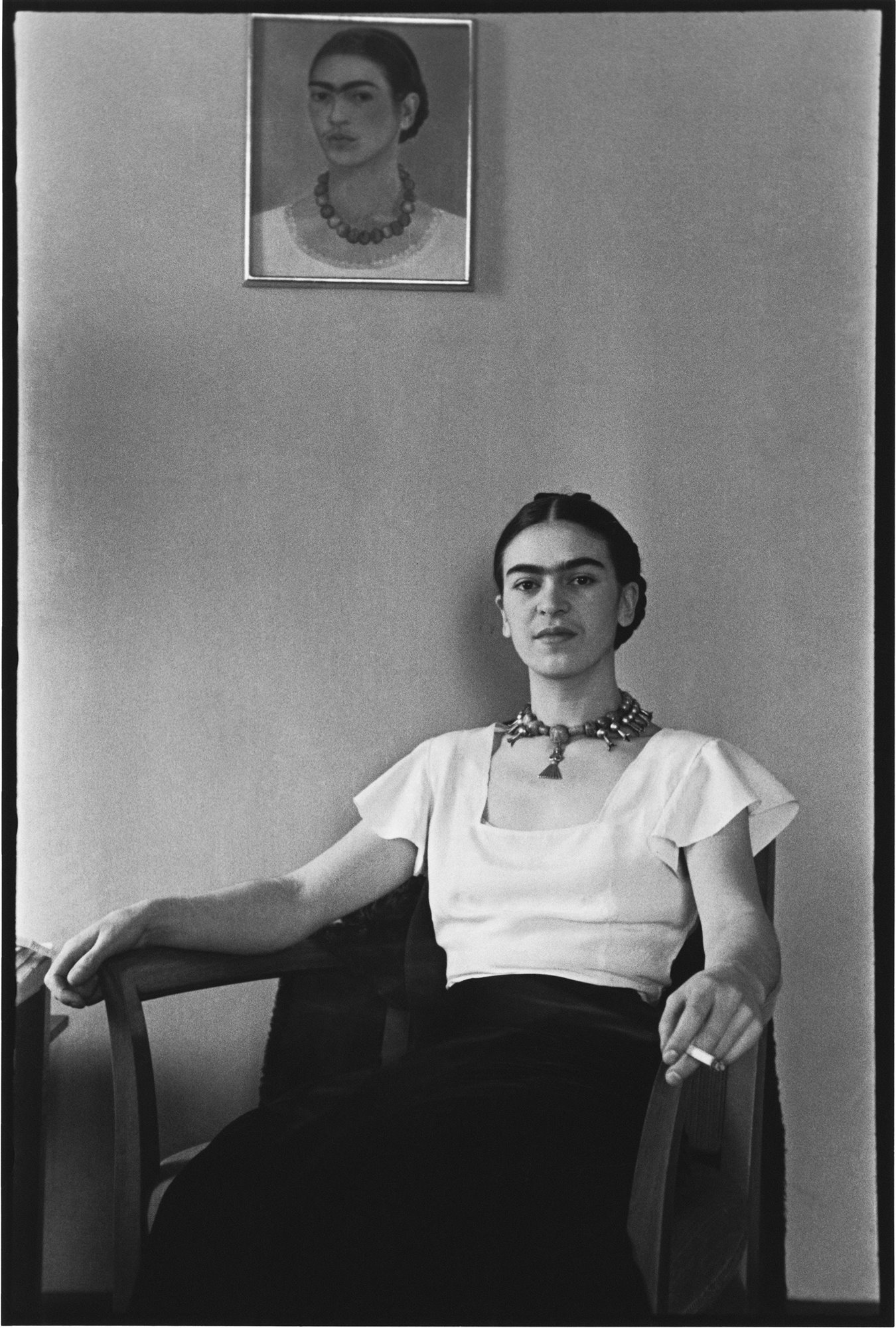 Frida at the Barbizon Plaza Hotel, NYC, 1933