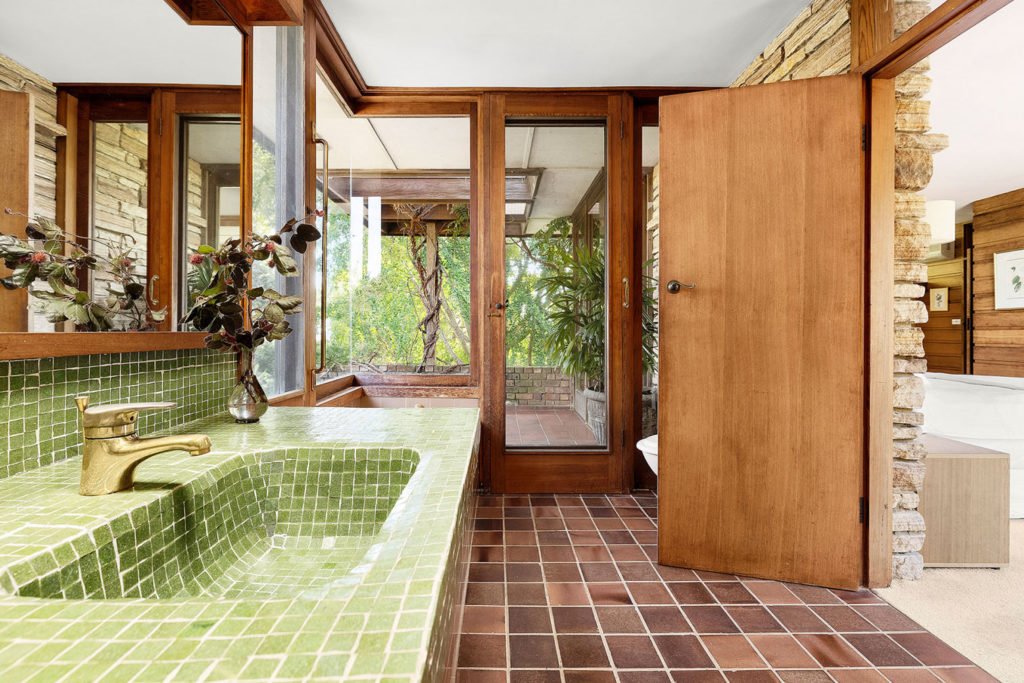 casa orgánica modernista lavabo