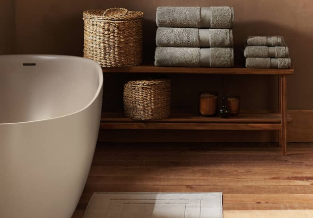 trucos para renovar el baño toallas