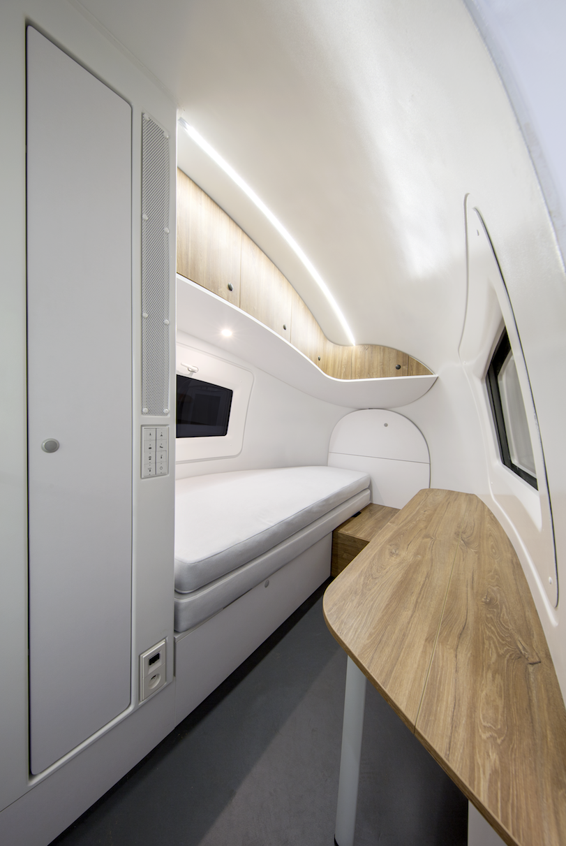 1ecocapsule vivienda inteligente dormitorio