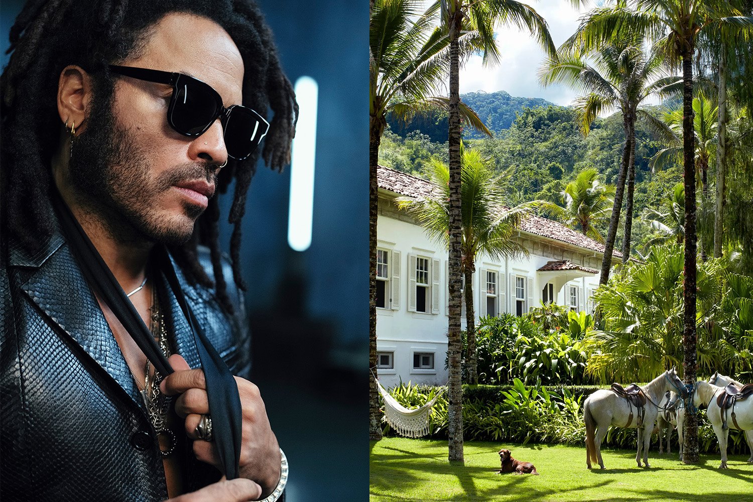 Casa de Lenny Kravitz en Brasil. Lenny Kravitz