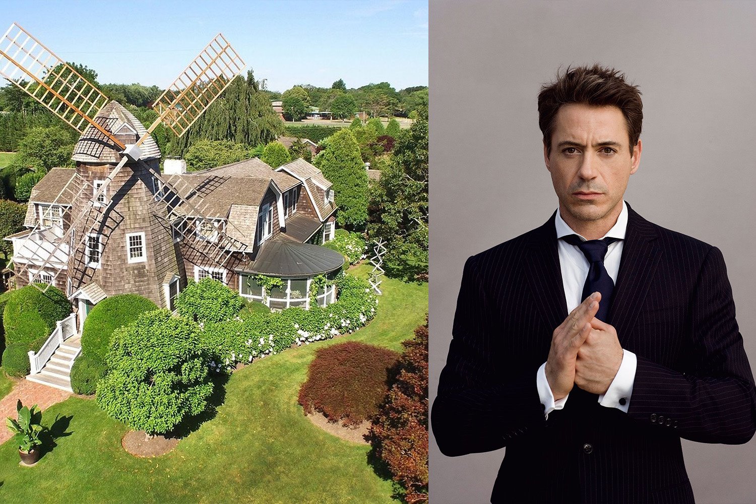 Casa en el campo tipo molino de Robert Downey Jr. Robert Downey Jr