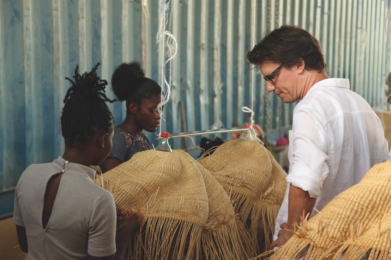 Álvaro Catalán de Ocón en Bolgatanga (Ghana).