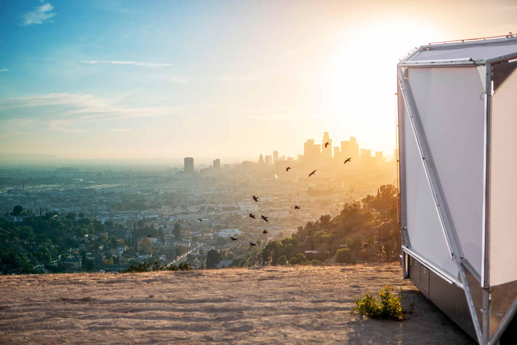 refugio transportable exterior