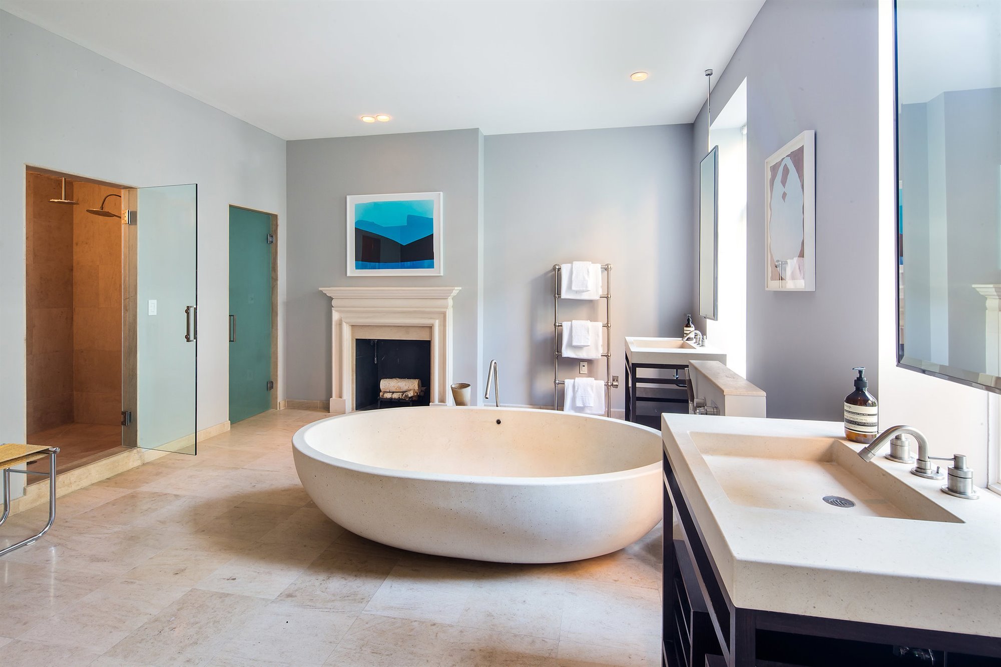 Baño de la casa de la actriz de sexo en Nueva York Sarah Jessica Parker Carrie