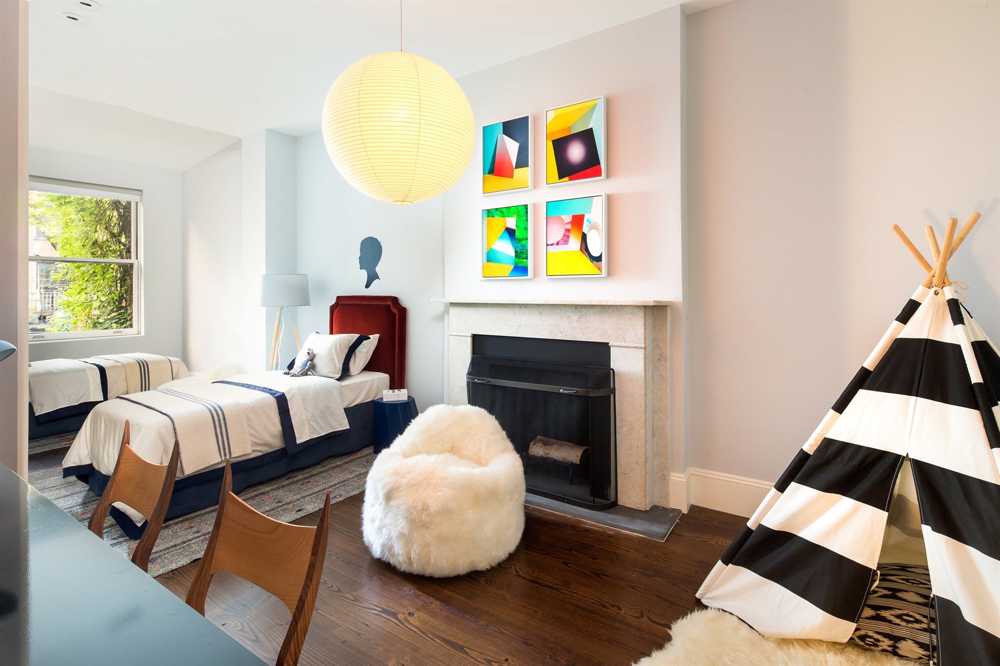 Habitacion infantil de la casa de la actriz de sexo en Nueva York Sarah Jessica Parker Carrie