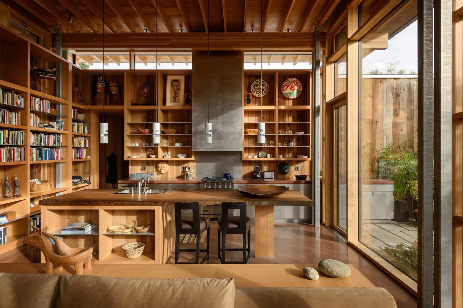 city cabin olson kundig salón 02