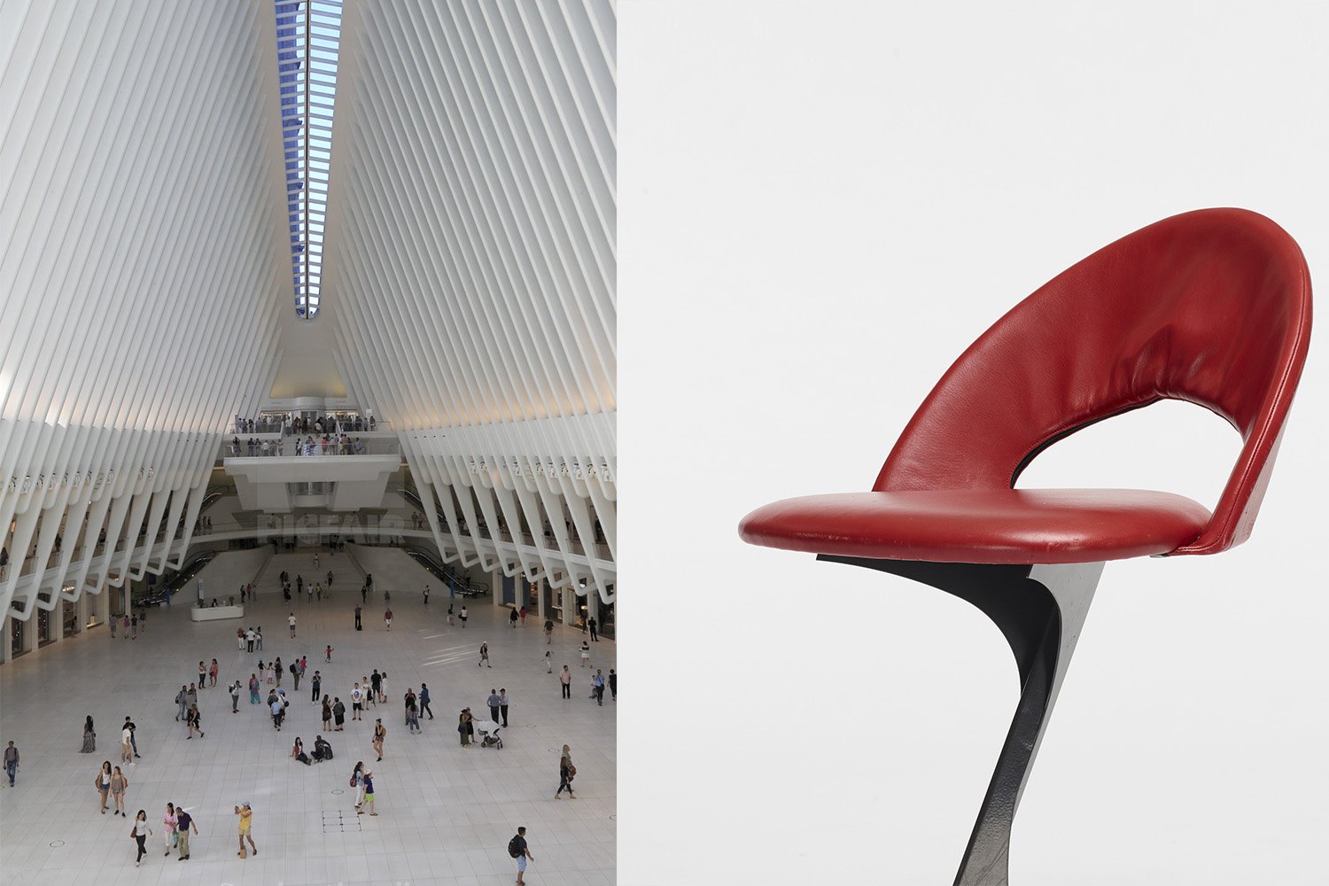 Silla de Santiago Calatrava Oculus nueva york