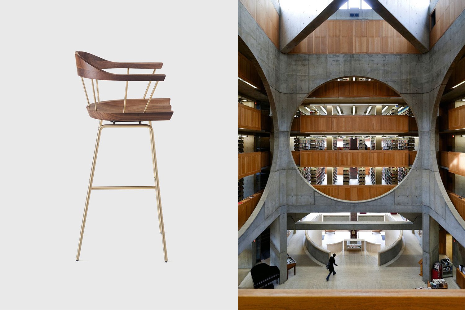 Silla Spindle de Louis kahn
