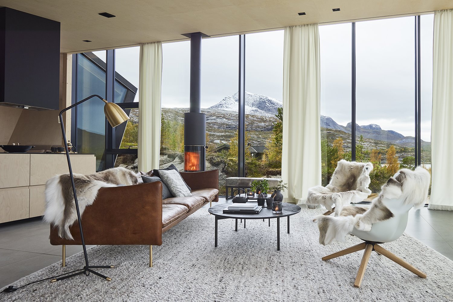 casa snorre stinessen noruega salón foto eugeni pons