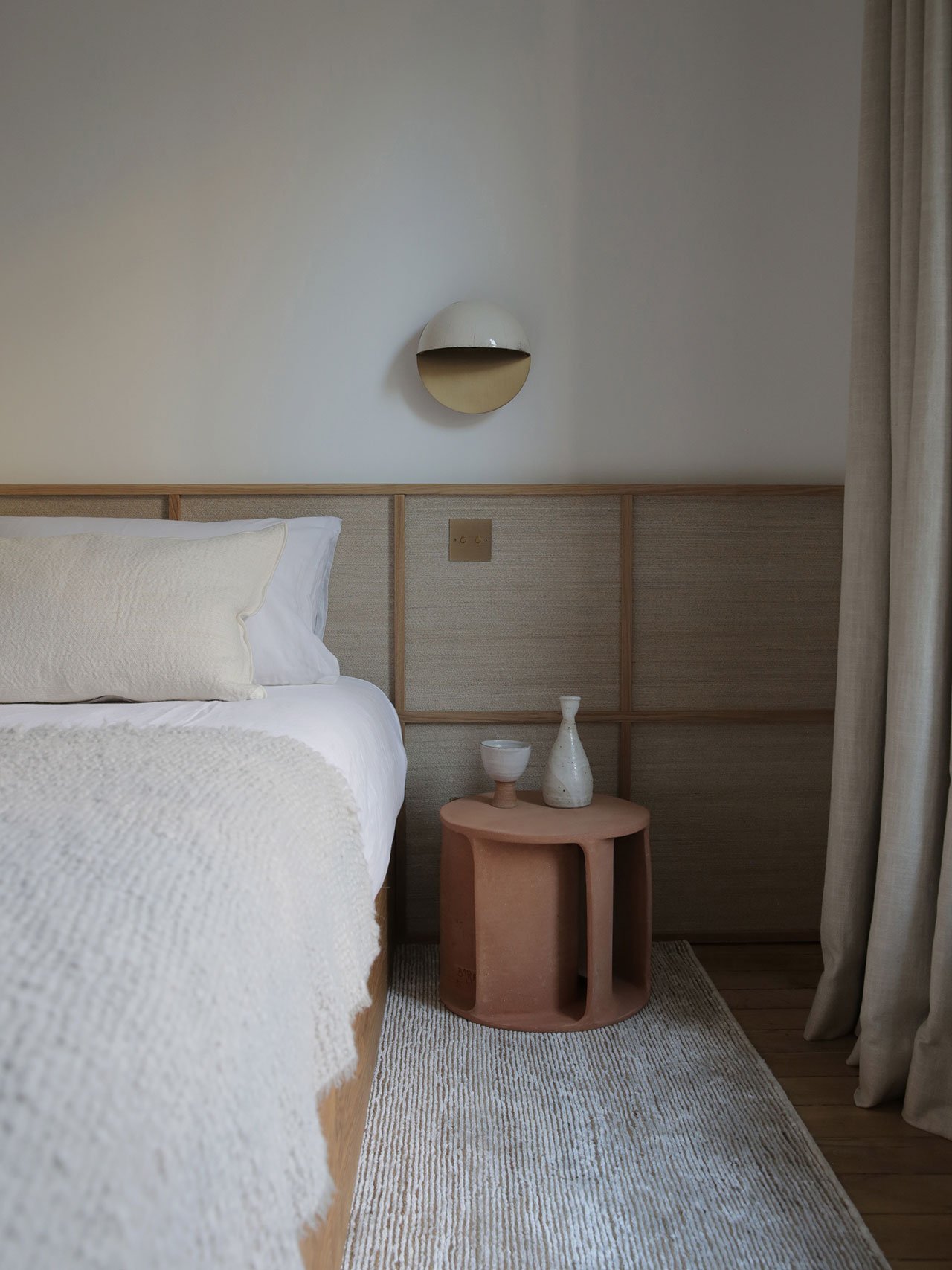 Dormitorio de un piso vintage en Paris