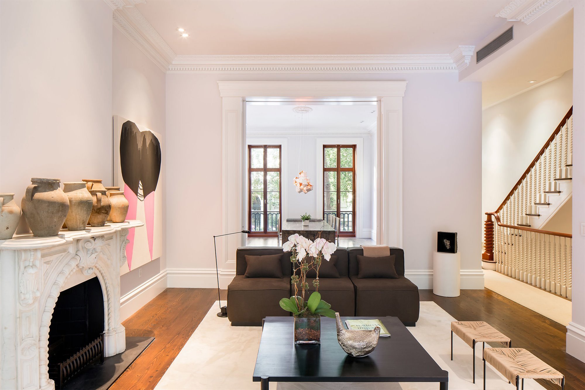 sarah jessica parker salon-con-chimenea-de-la-casa-de-la-actriz-de-sexo-en-nueva-york-sarah-jessica-parker-carrie