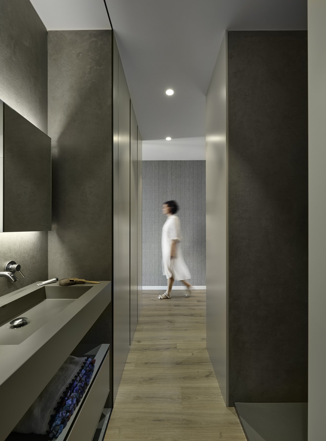 baño de una casa de hormigon en el Masnou