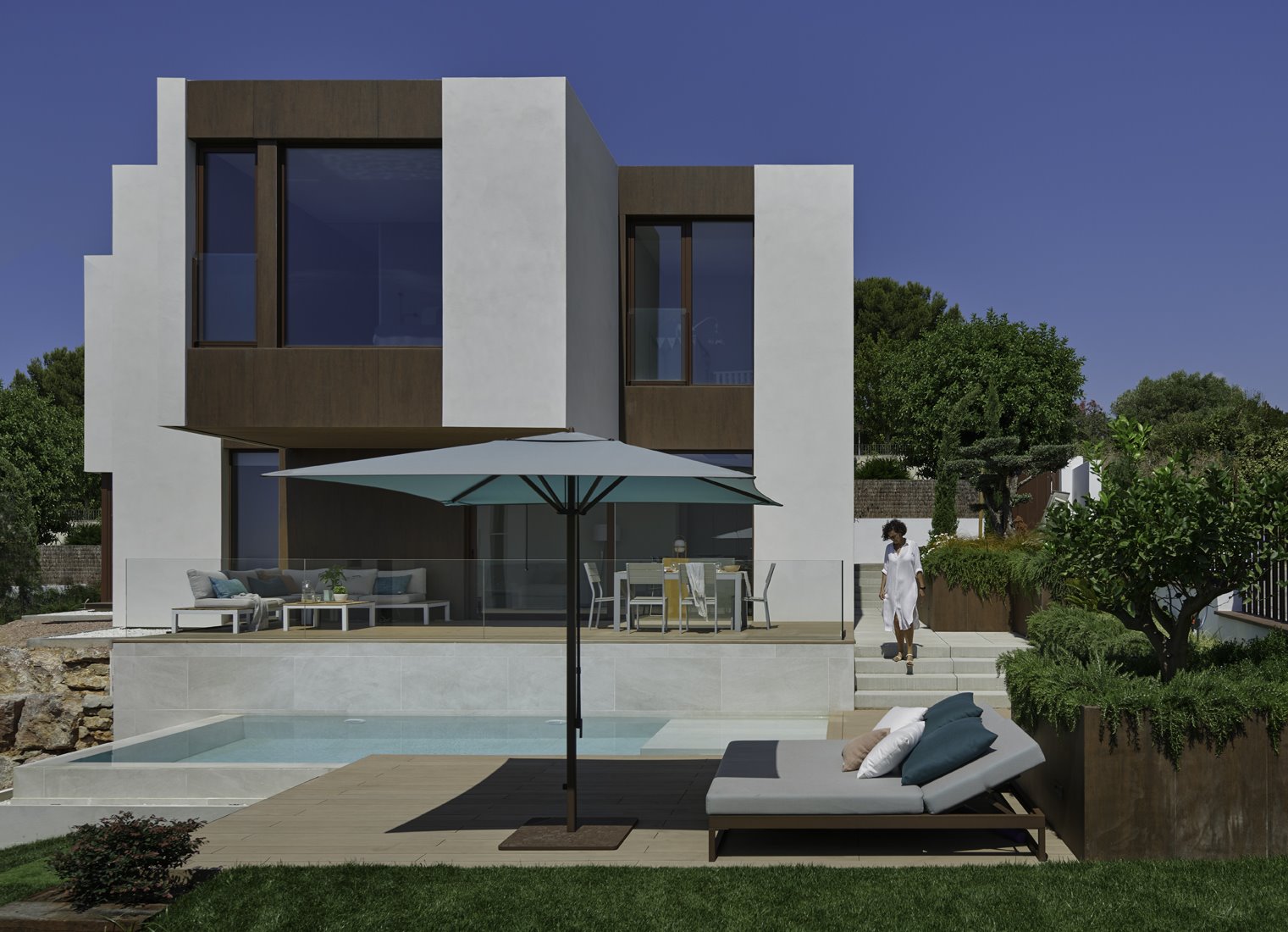 Casa prefabricada de hormigon de la firma InHaus en el Masnou