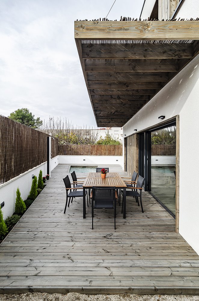 casa pasiva prefabricada arquima barcelona porche